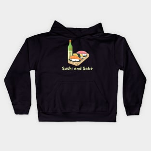 Sushi and Sake Men and Women Japan Kids Hoodie